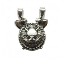 PE001329 Handmade genuine sterling silver pendant solid hallmarked 925 Viking 